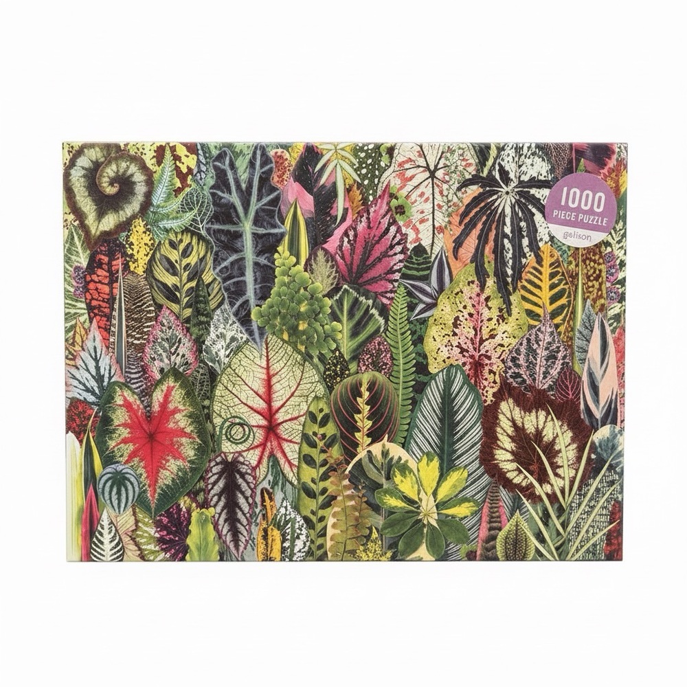 Colorful Botanical 1000 Piece Puzzle - Houseplant Jungle